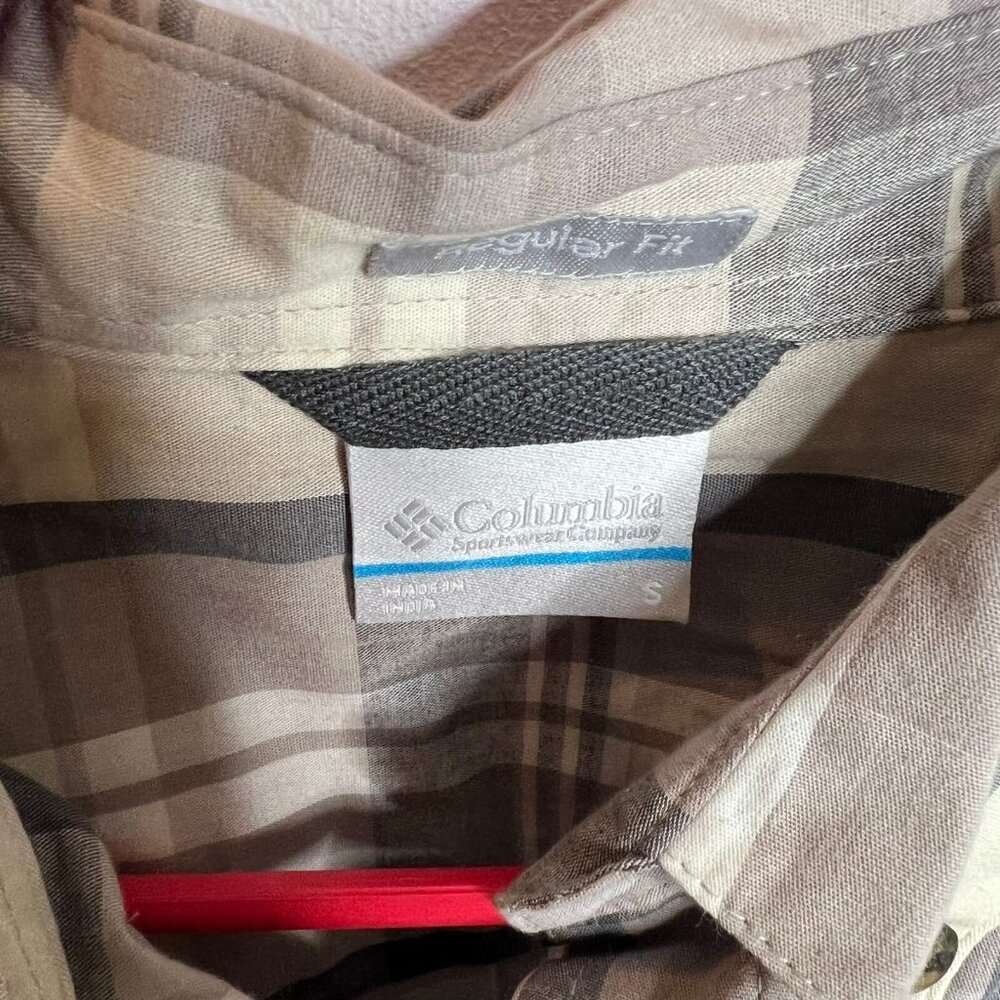 Columbia Men's Rapid Rivers Short Sleeve Shirt - Flint Grey Multi Size S - Picture 2 of 7